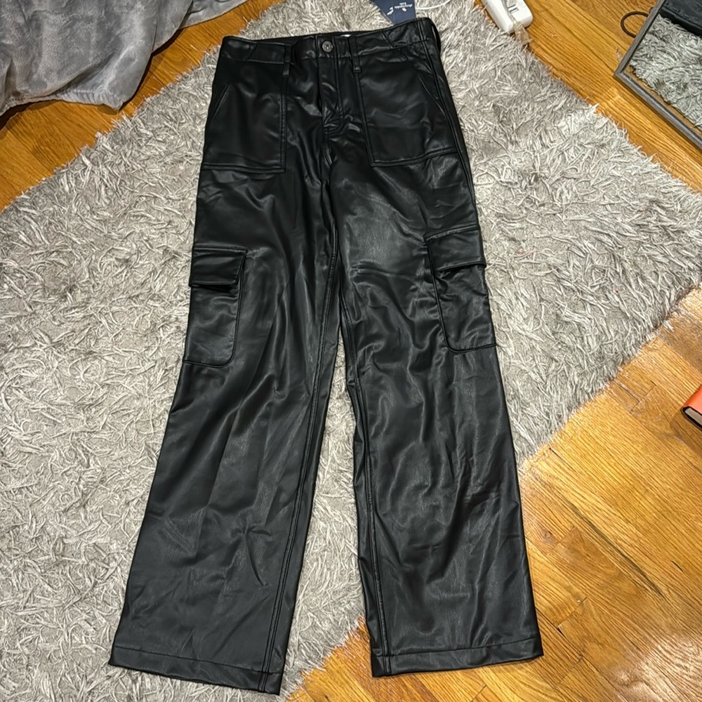 ABERCROMBIE KIDS NWT 15/16 LEATHER PANTS